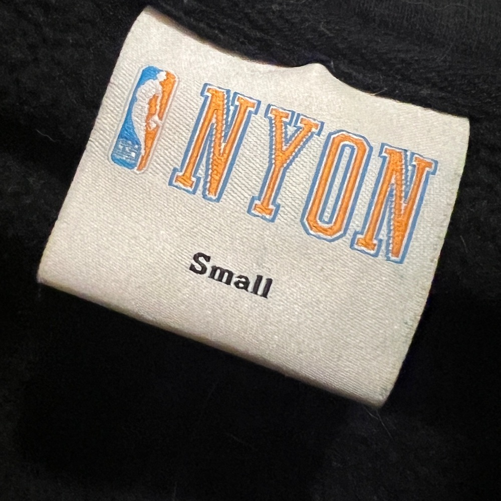 Black Knicks NYON Half-Zip Small Sweatshirt - Picture 7 of 8